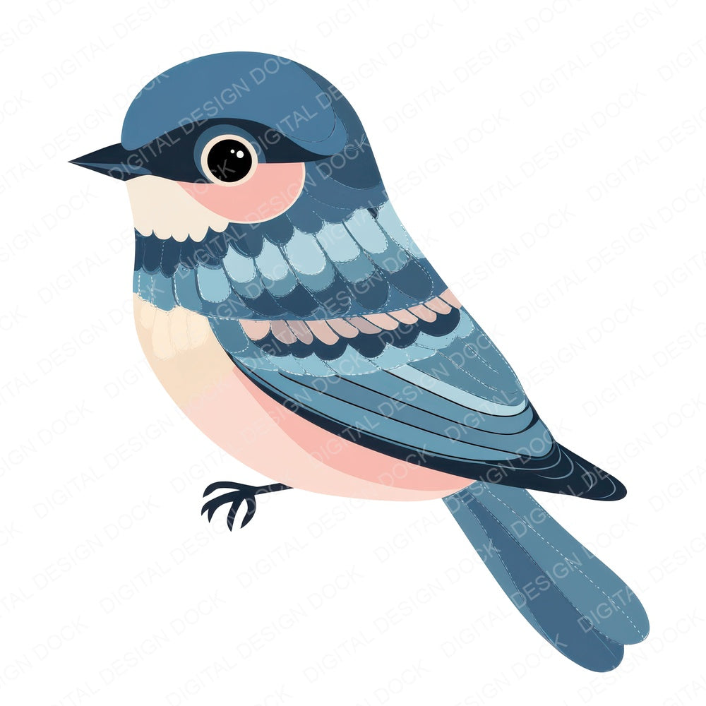 Bluebird Fabric Shapes Fussy Cut Sheets (DDD009092)