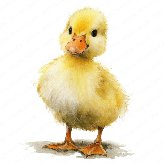 Cute Little Duckling Clipart Set (DDD008231)