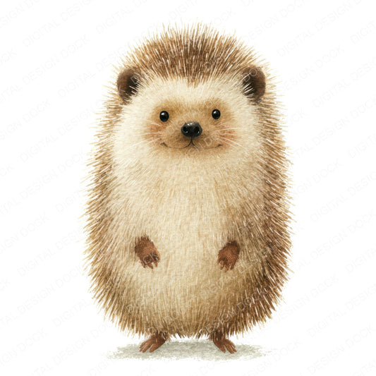 Cute Little Hedgehog Clipart Set (DDD008233)