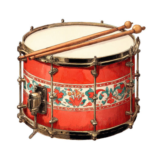 Illustrated Drum Clipart Set (DDD005867)