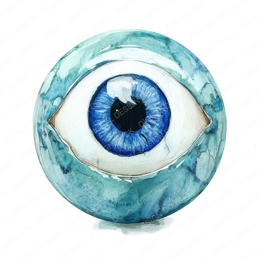 Marble Eye fussy cut sheet in US Letter format showing all 12 designs on one printable page