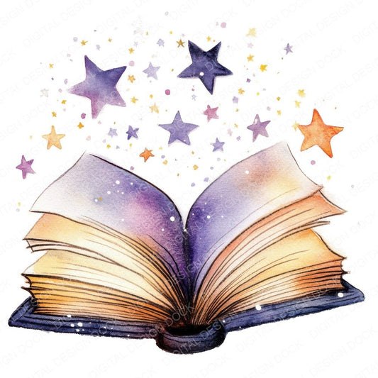 Star Book Clipart Set (DDD006651)
