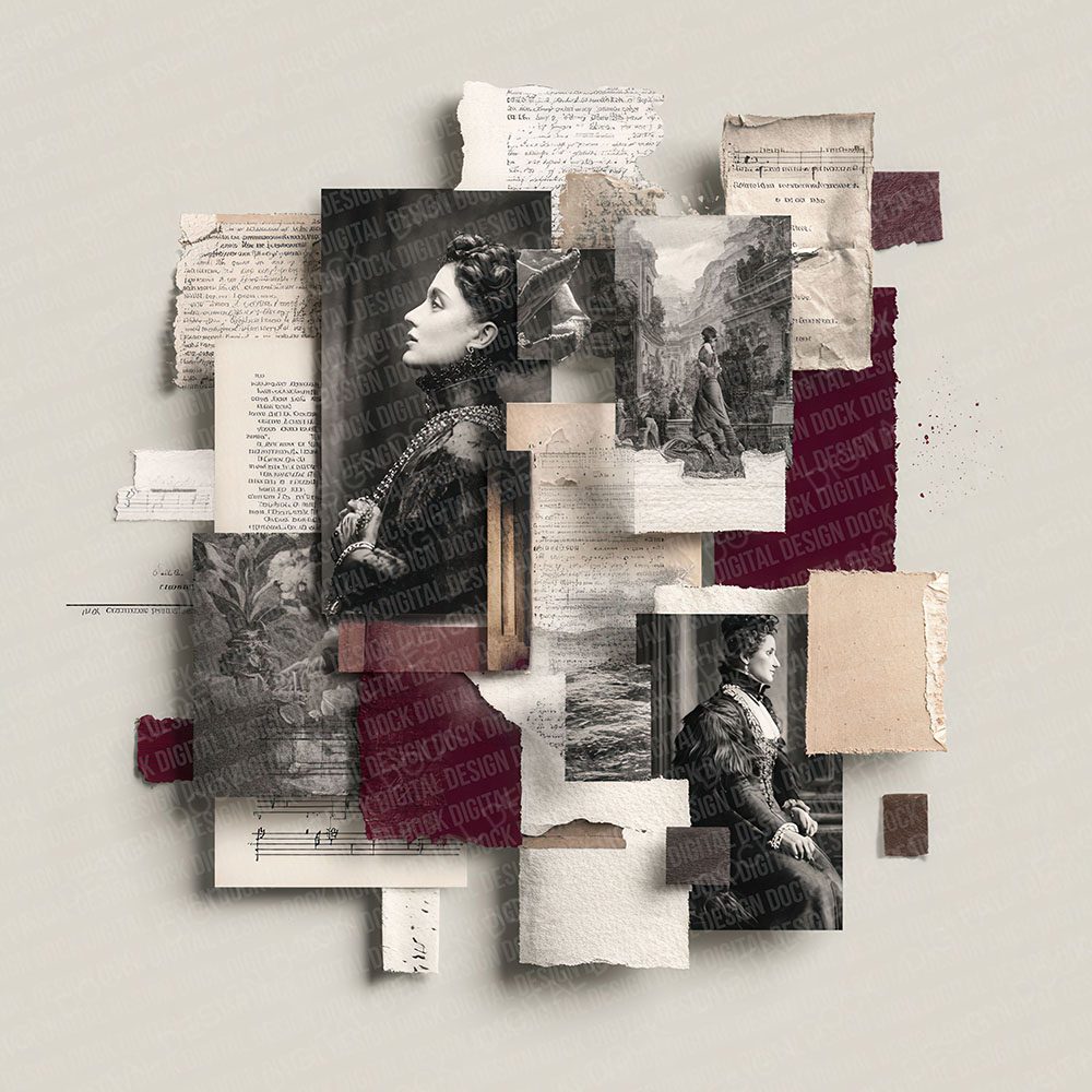 Opera Stage Moodboard Digital Paper Pack (DDD000014)