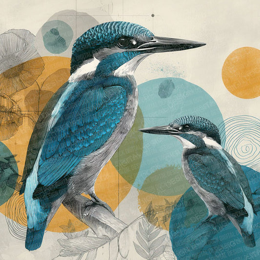 Kingfisher River Moodboard Digital Paper Pack (DDD000029)