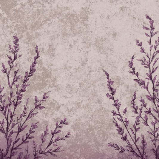 Lavender Botanical Ink Background Digital Paper Pack (DDD000170)