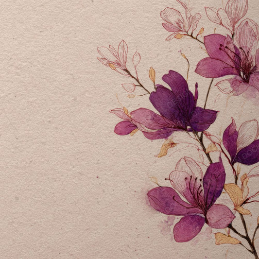 Plum Orchid Ink Background Digital Paper Pack (DDD000194)