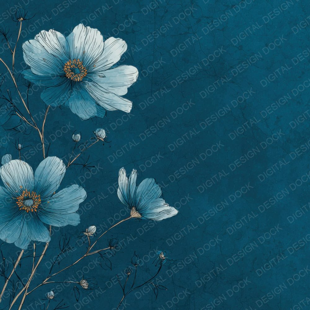 Slate Anemone Ink Background Digital Paper Pack (DDD000196)