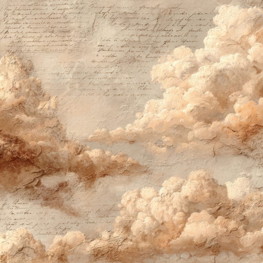 Chalk Cloud Script Background Digital Paper Pack (DDD000221)