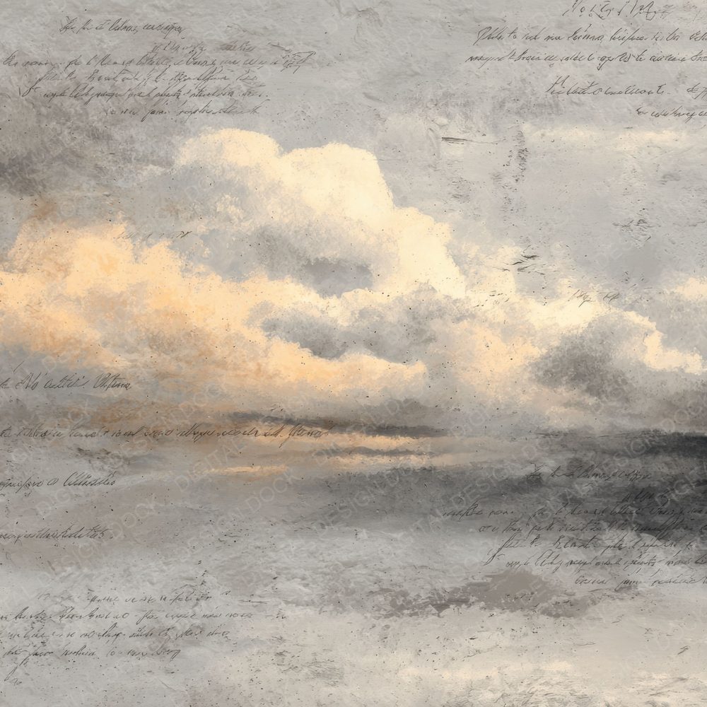 Concrete Overcast Script Cloud Background Digital Paper Pack (DDD000224)