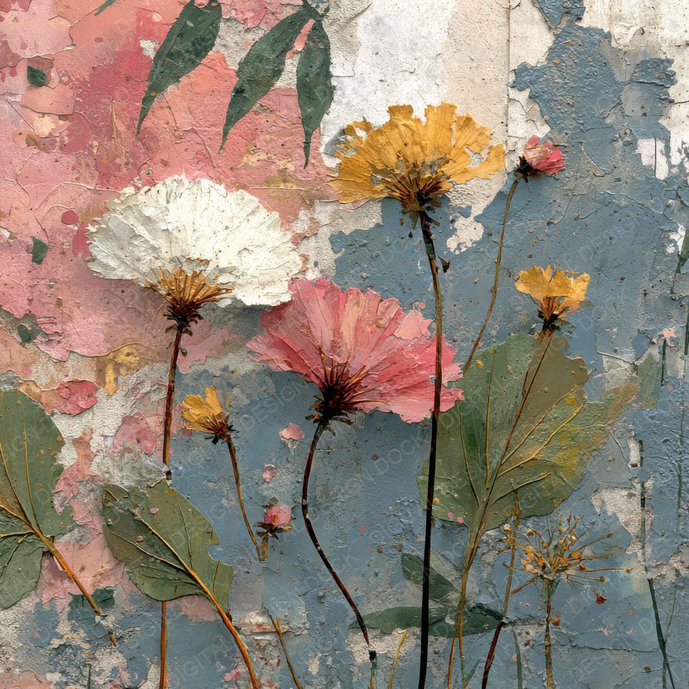 Kiefer Textured Floral Background Digital Paper Pack (DDD000252)