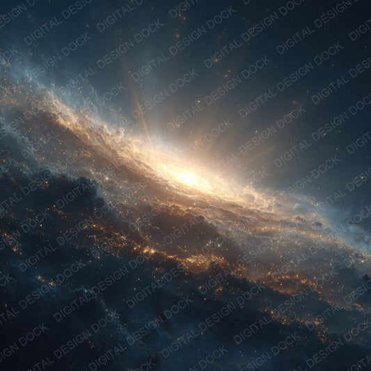 Galactic Core Space Background Digital Paper Pack (DDD000288)