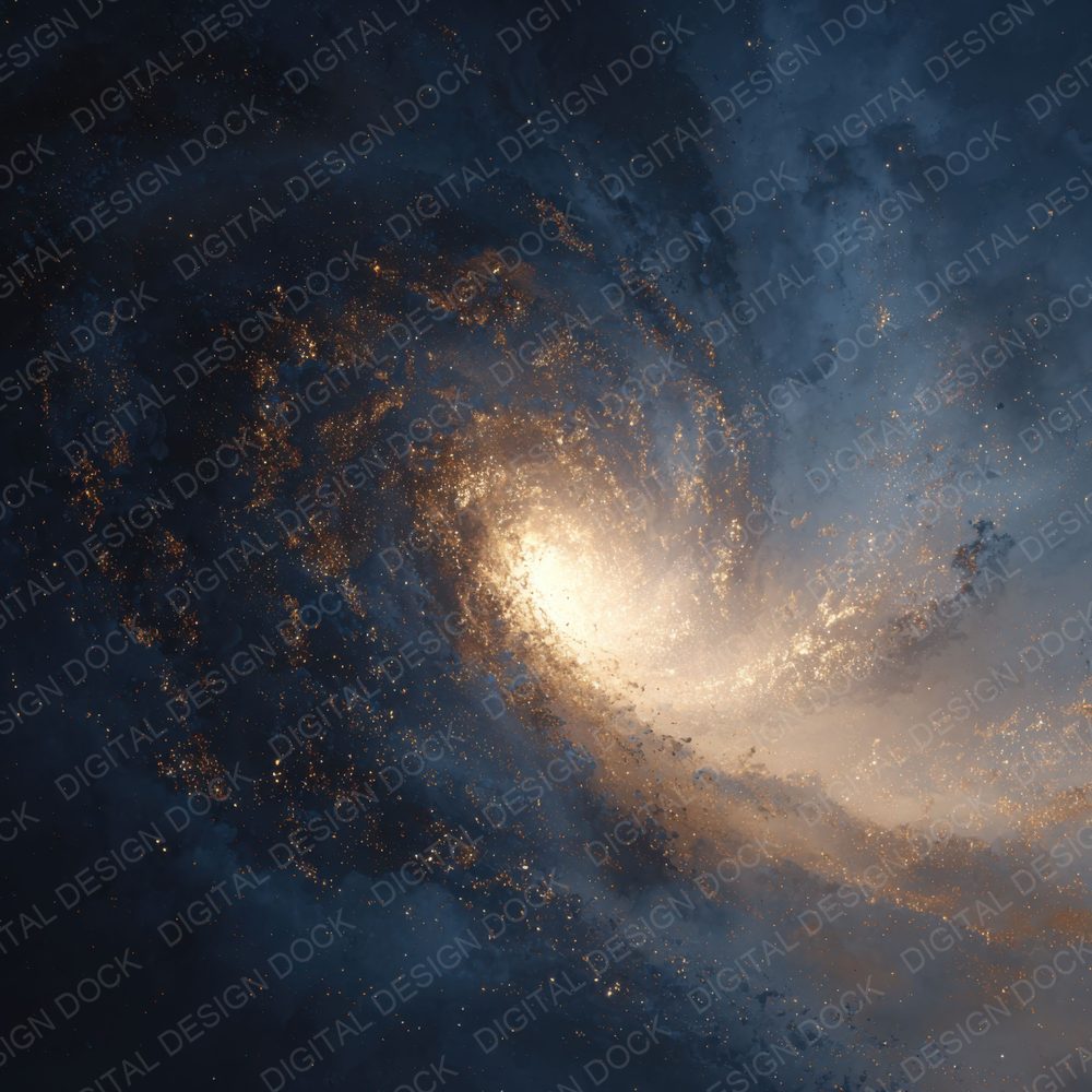 Galactic Core Space Background Digital Paper Pack (DDD000288)