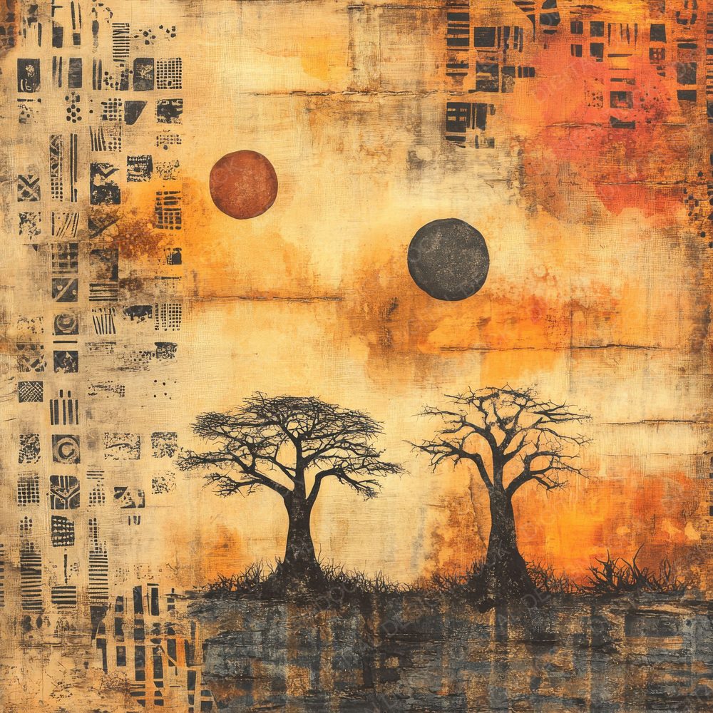 Africa Roots Digital Paper Pack (DDD000333)