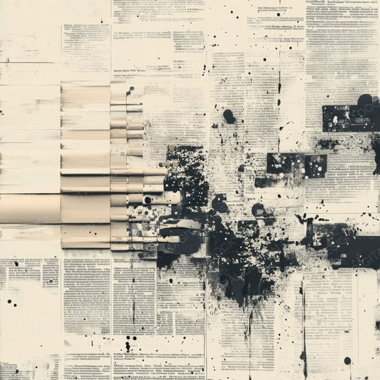 AI Newsprint Digital Paper Pack (DDD000340)
