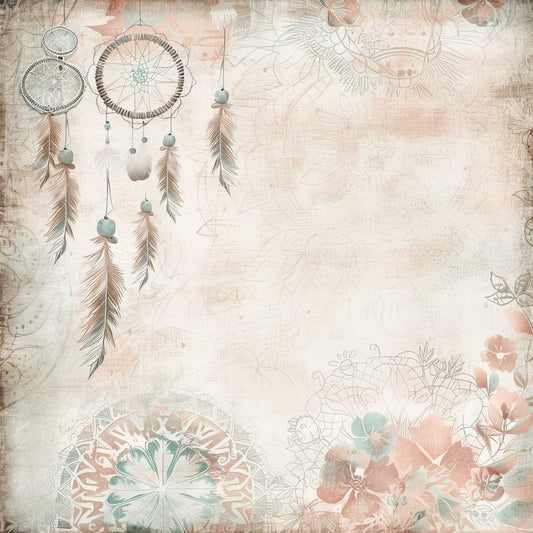 Boho Dreamcatchers Digital Paper Pack (DDD000385)