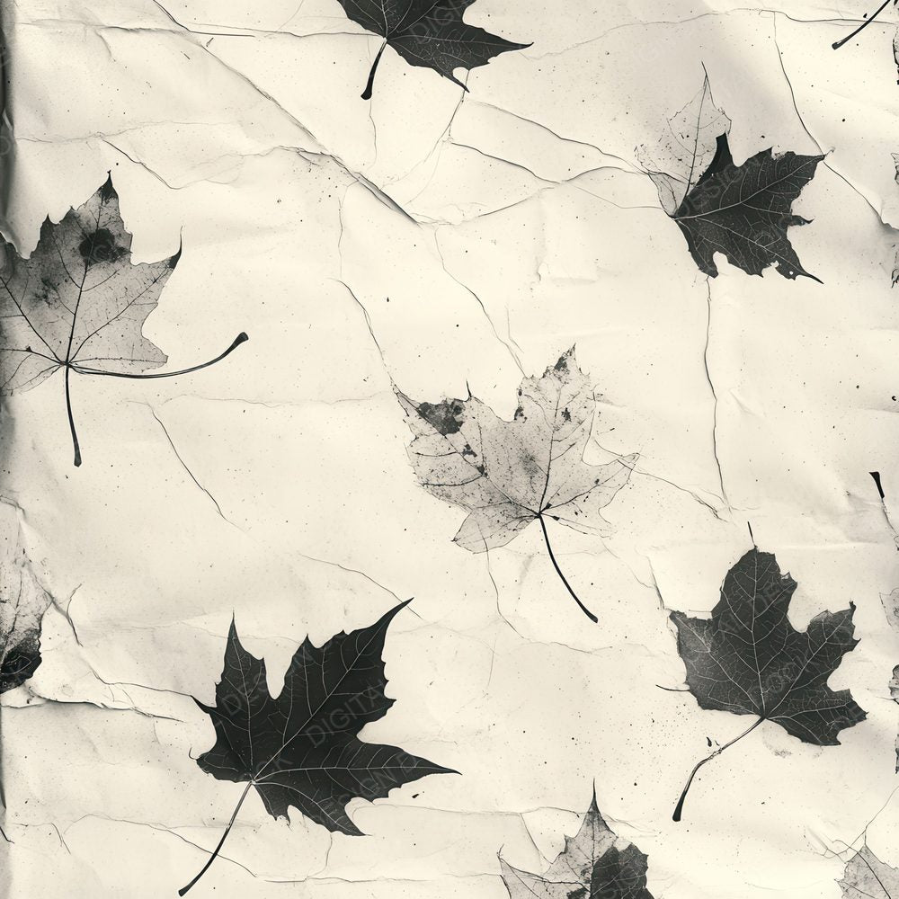Chalk Blurred Leaves Digital Paper Pack (DDD000398)