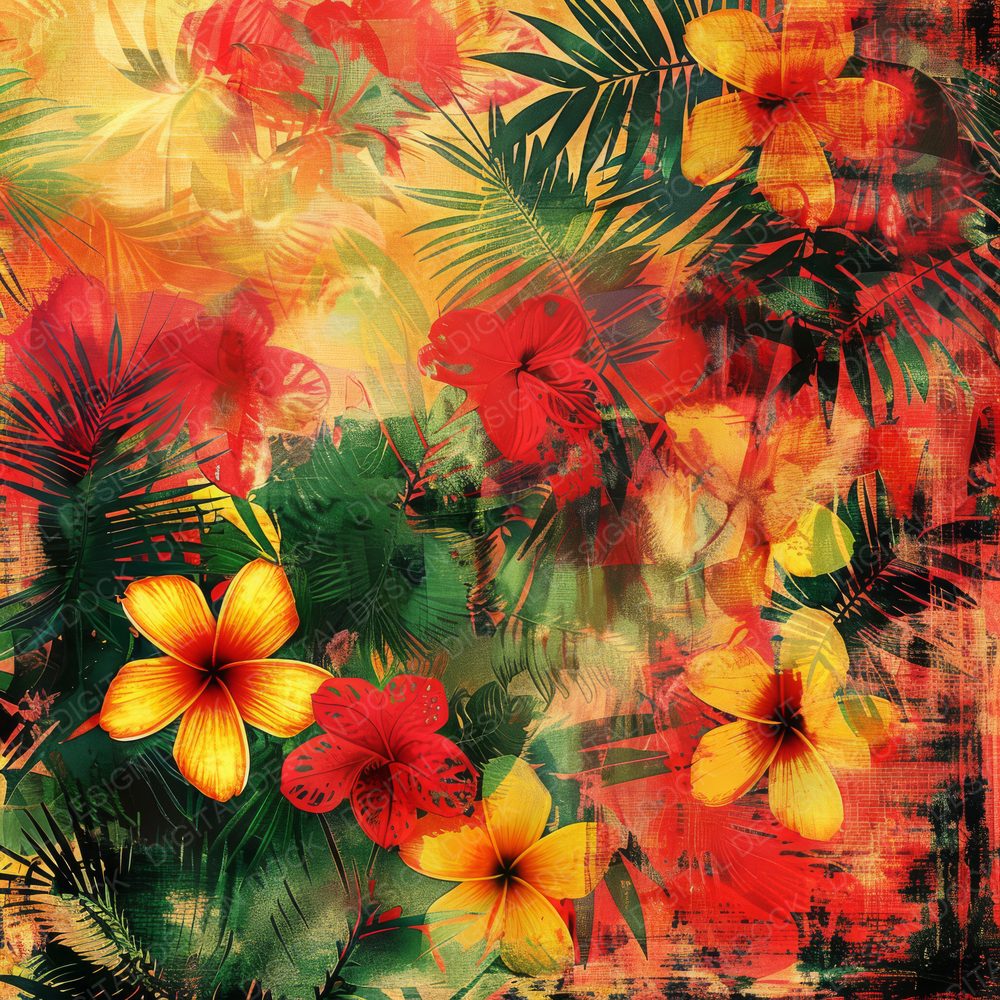 Frida Kahlo Inspired Background Digital Paper Pack (DDD000521)