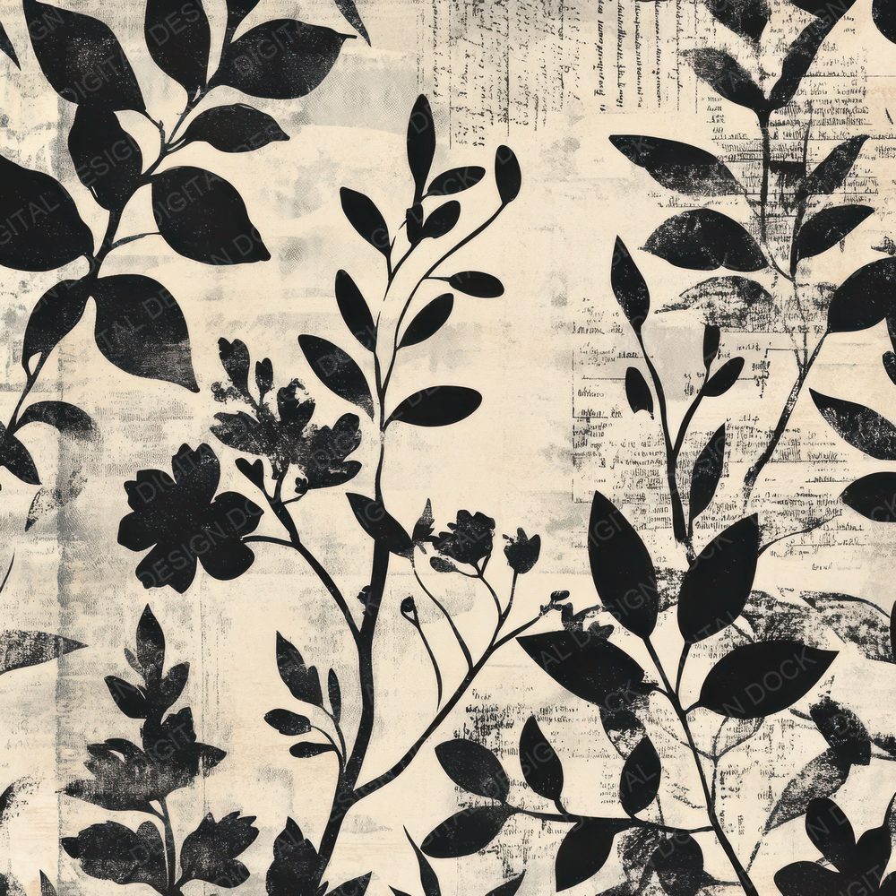 Ink Cutout Form Background Digital Paper Pack (DDD000565)