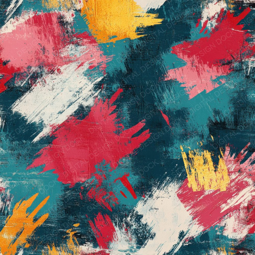 Maximalist Chaos Paint Background Digital Paper Pack (DDD000595)