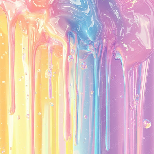 Melting Candy Dreams Background Digital Paper Pack (DDD000601)