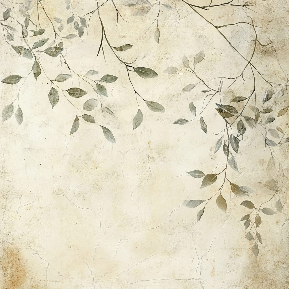 Olive Branches and Eucalyptus Leaves Background Digital Paper Pack (DDD000652)