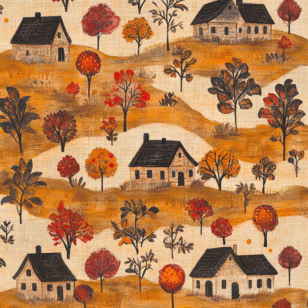 Poland Folk Background Digital Paper Pack (DDD000681)