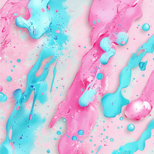 Bubblegum Pop Splatters Background Digital Paper Pack (DDD000731)