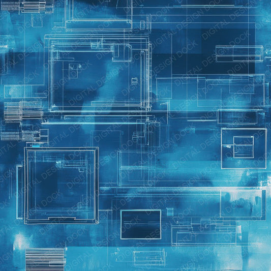 Caseboard Blueprint Layout Digital Paper Pack (DDD000809)