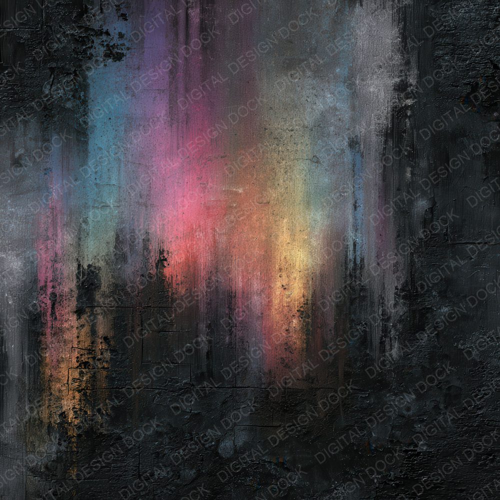Charcoal Iridescent Mesh Bleed Digital Paper Pack (DDD000875)