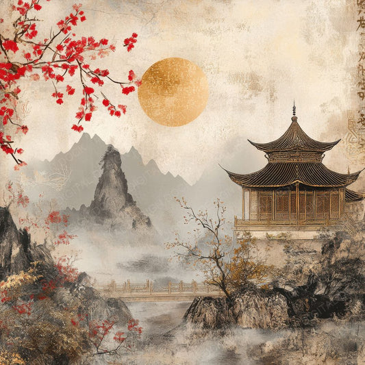 China Serenity Digital Paper Pack (DDD000901)