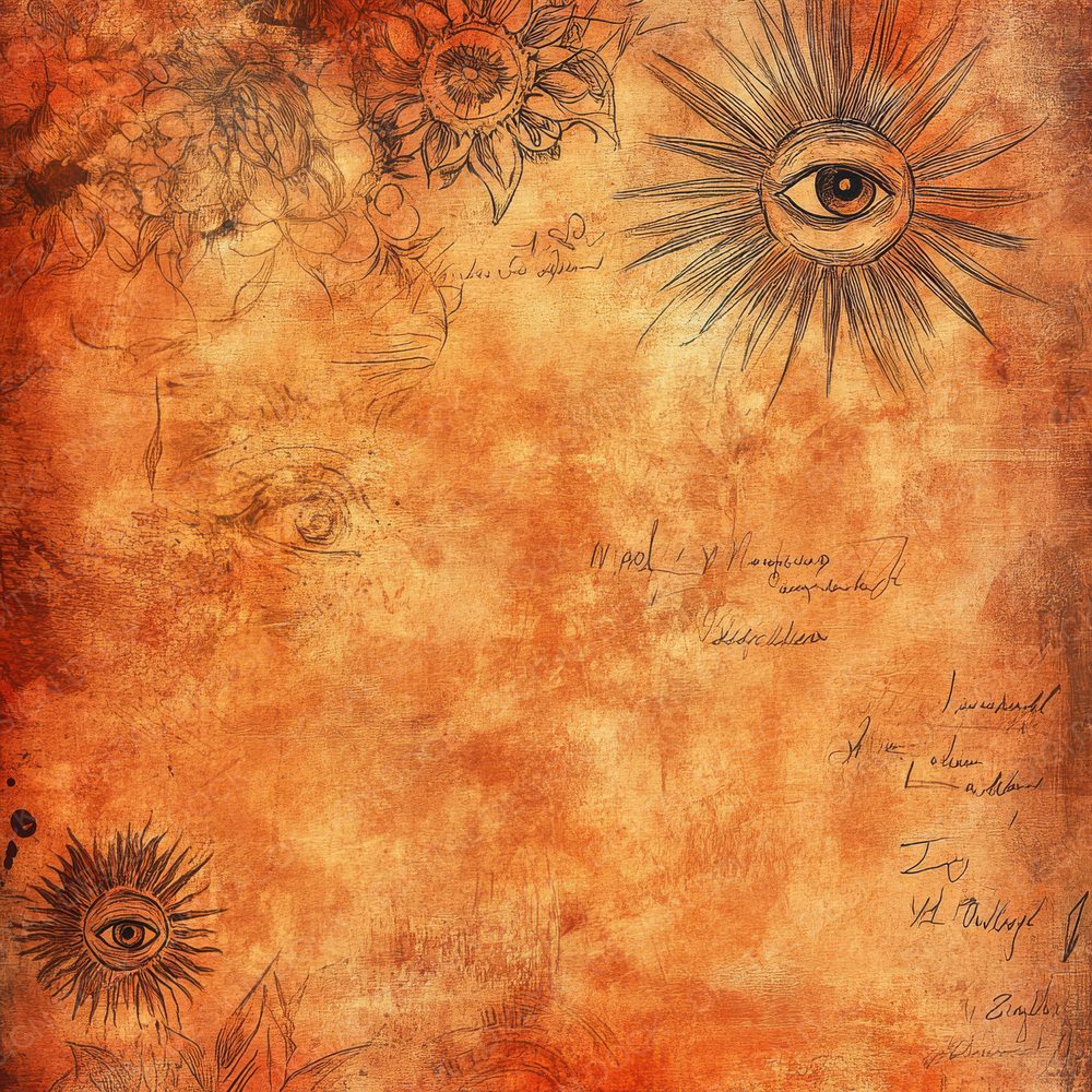 Clay Eye Sunburst Digital Paper Pack (DDD000978)
