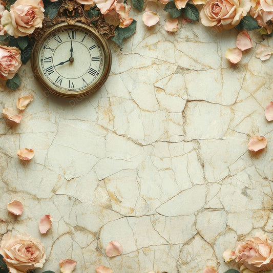 Clock Rose Petal Fade Digital Paper Pack (DDD000992)