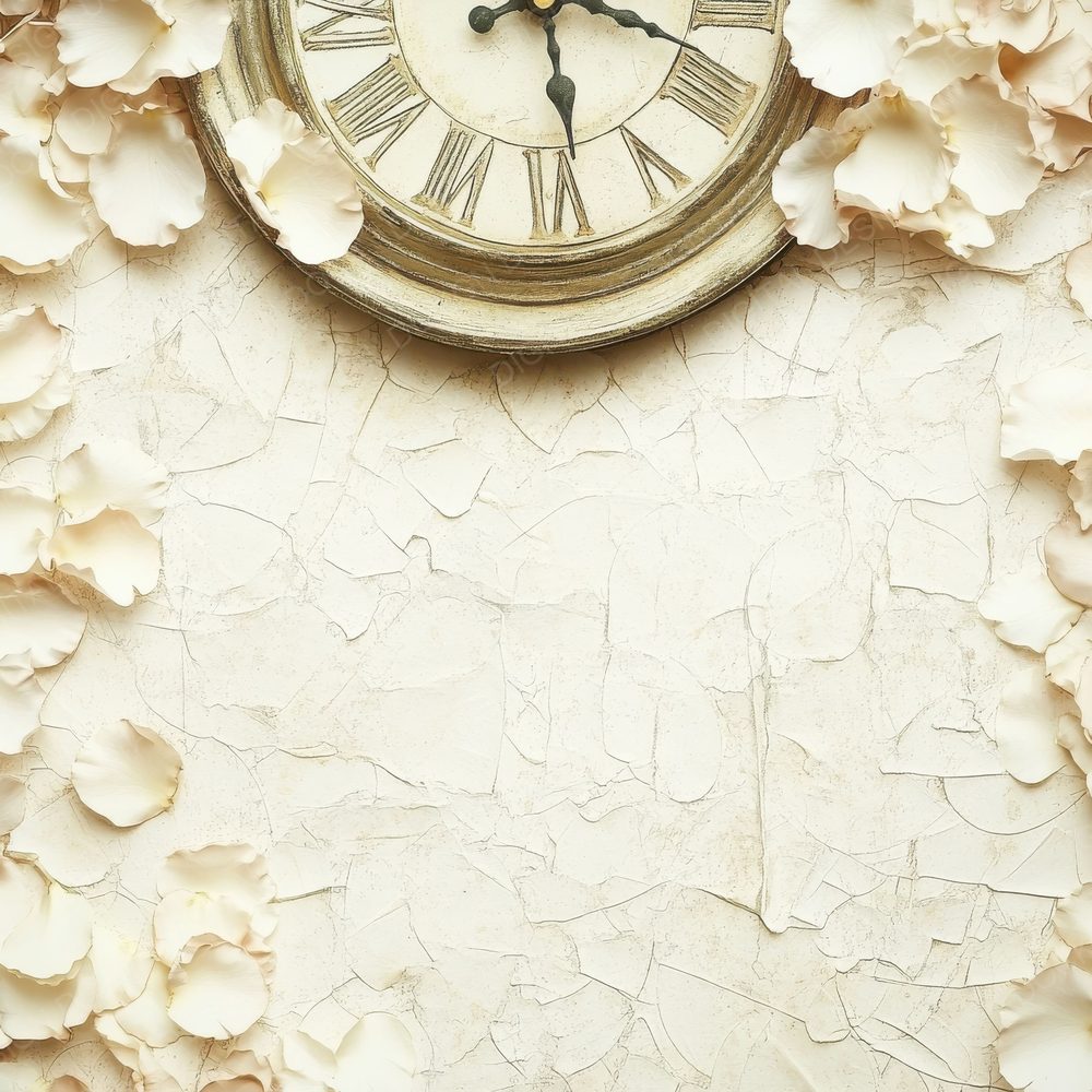 Clock Rose Petal Fade Digital Paper Pack (DDD000992)