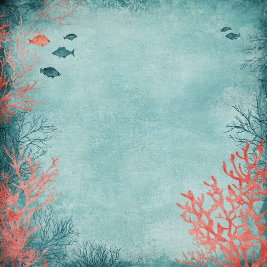 Coral Reef Ocean Floor Digital Paper Pack (DDD001253)