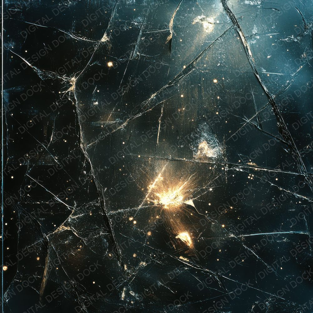 Cosmic Archive Fracture Digital Paper Pack (DDD001267)