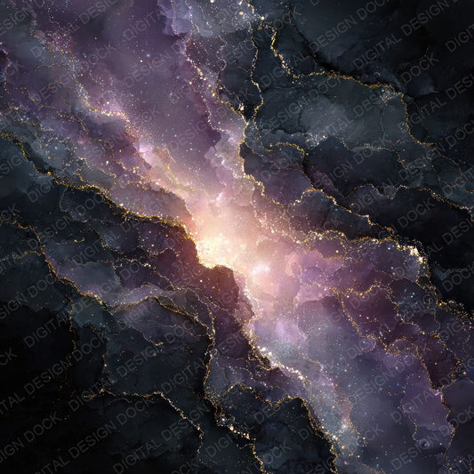 Cosmic Obsidian Void Prism Digital Paper Pack (DDD001281)