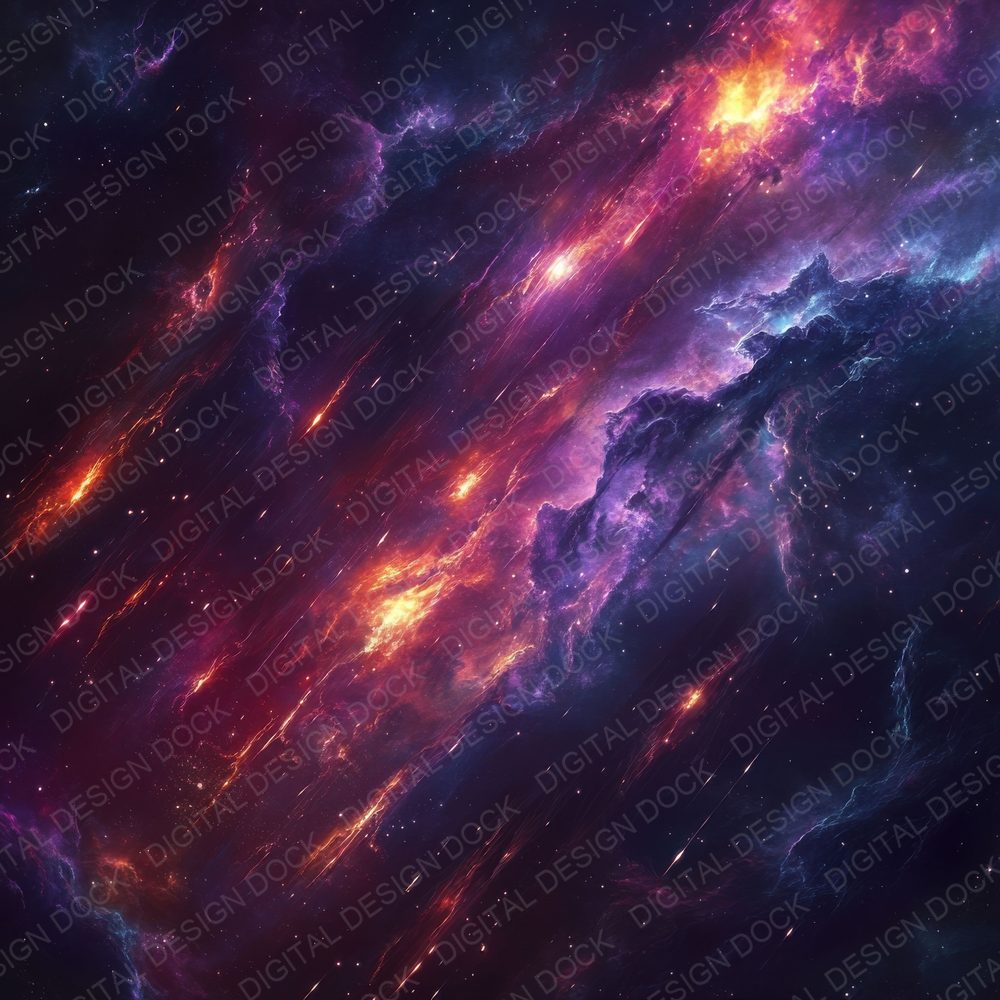 Cosmic Storm Stars Digital Paper Pack (DDD001286)