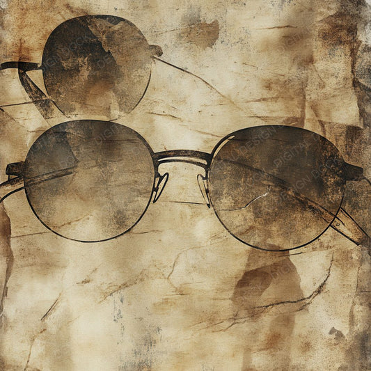 Cracked Glasses Background Digital Paper Pack (DDD001301)