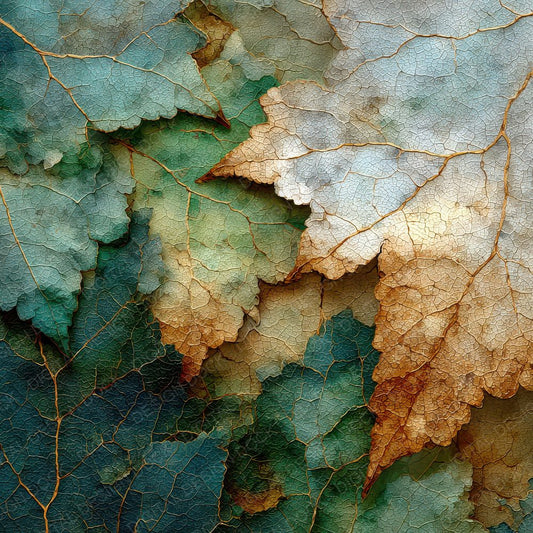 Decay Leaf Vein Fractal Digital Paper Pack (DDD001411)