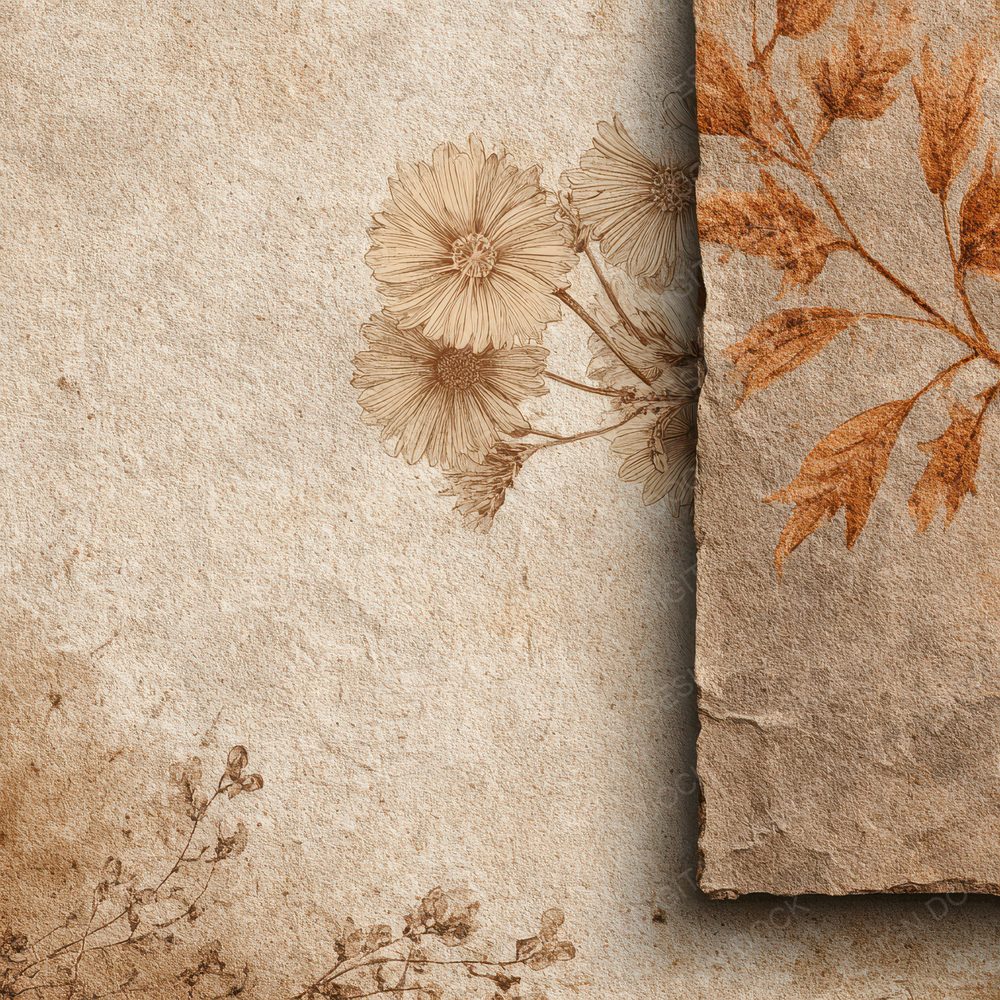 Desert Bloom Sand Dust Flora Digital Paper Pack (DDD001445)