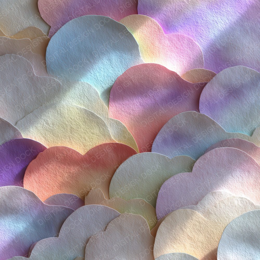 Dreamcore Cloud Wallpaper Static Digital Paper Pack (DDD001493)