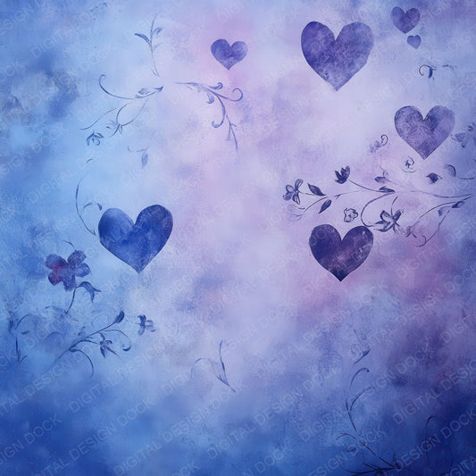 Dreamy Ink Hearts Digital Paper Pack (DDD001499)