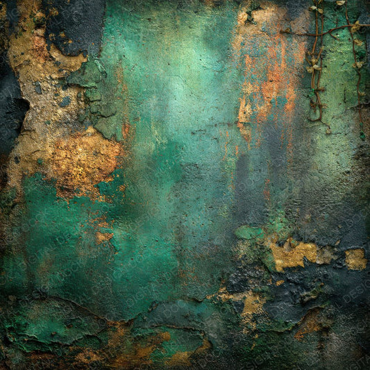 Emerald Soot Vine Rust Digital Paper Pack (DDD001571)