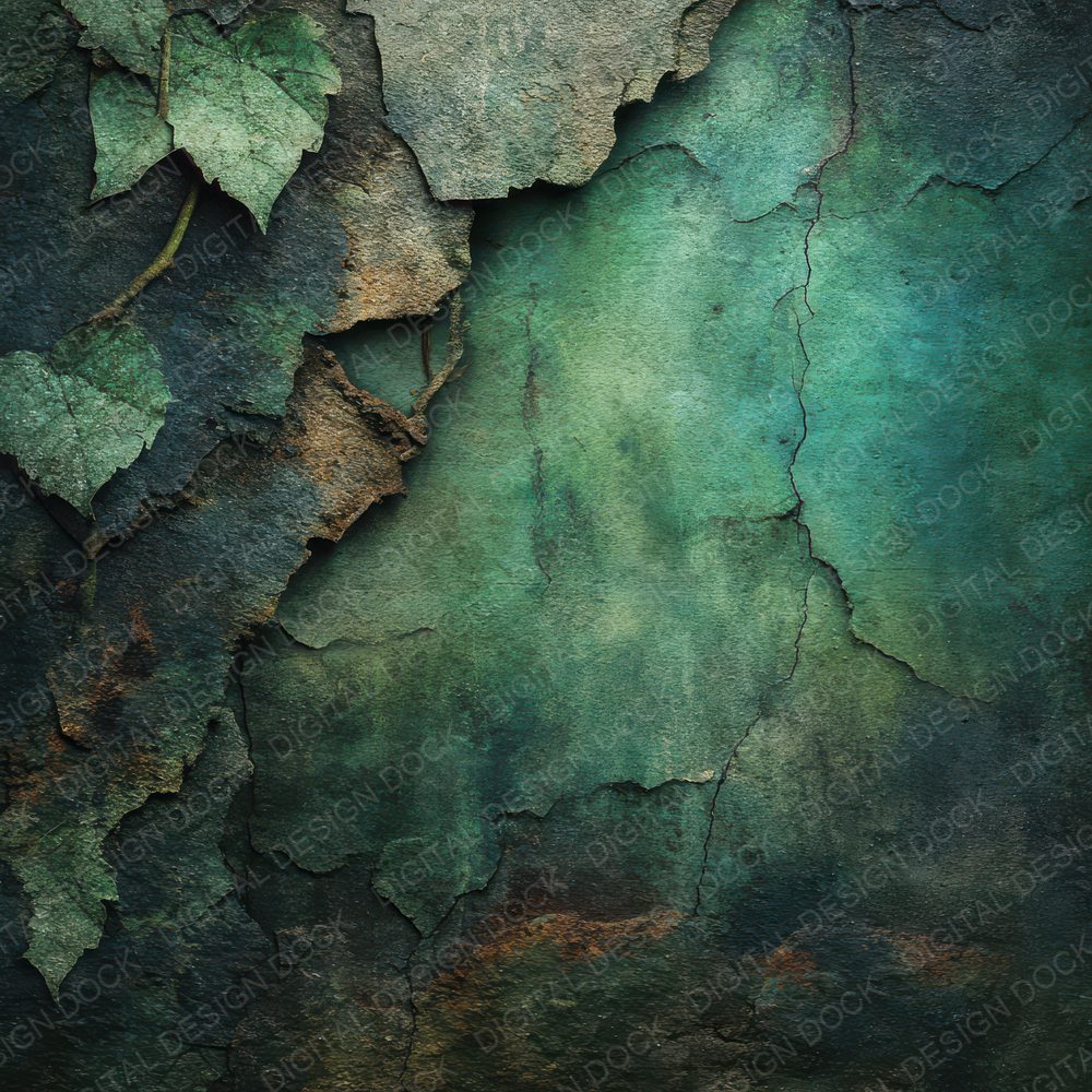 Emerald Soot Vine Rust Digital Paper Pack (DDD001571)