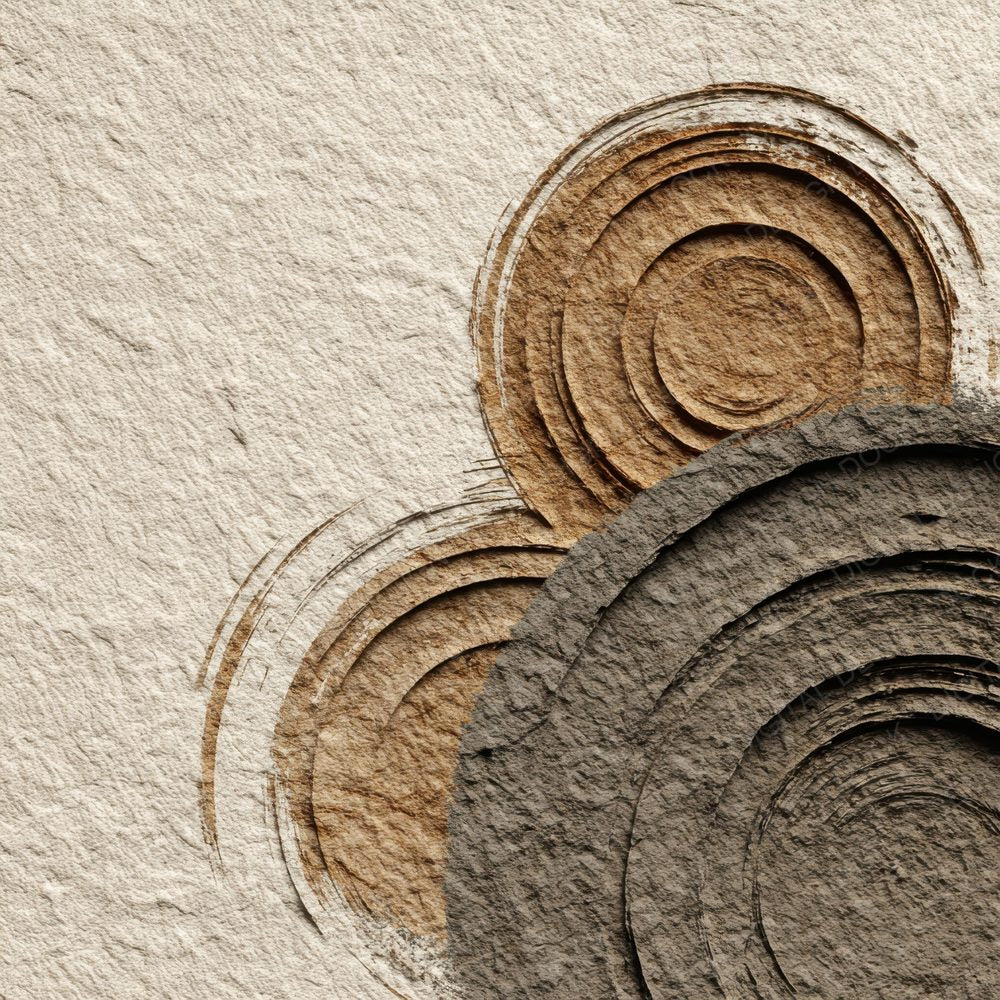 Enso Zen Circle Brush Ripple Digital Paper Pack (DDD001605)