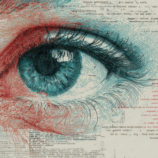 Eye Type Repeat Digital Paper Pack (DDD001632)