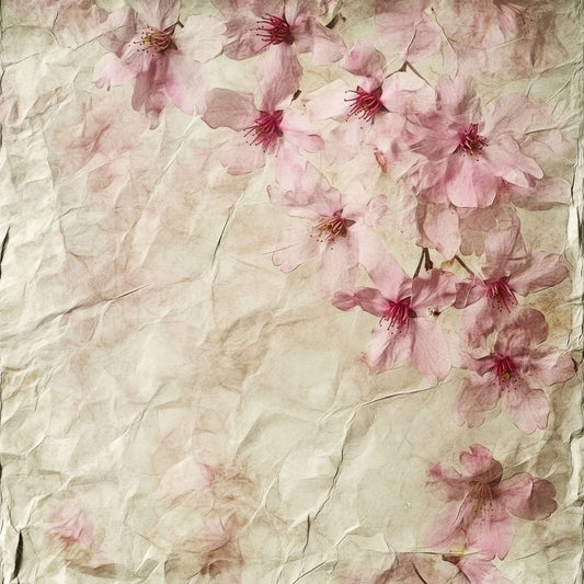 Faded Sakura Washi Background Digital Paper Pack (DDD001665)
