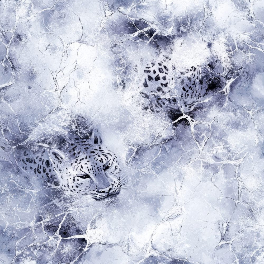 Frosty Leopard Lavender Digital Paper Pack (DDD001821)