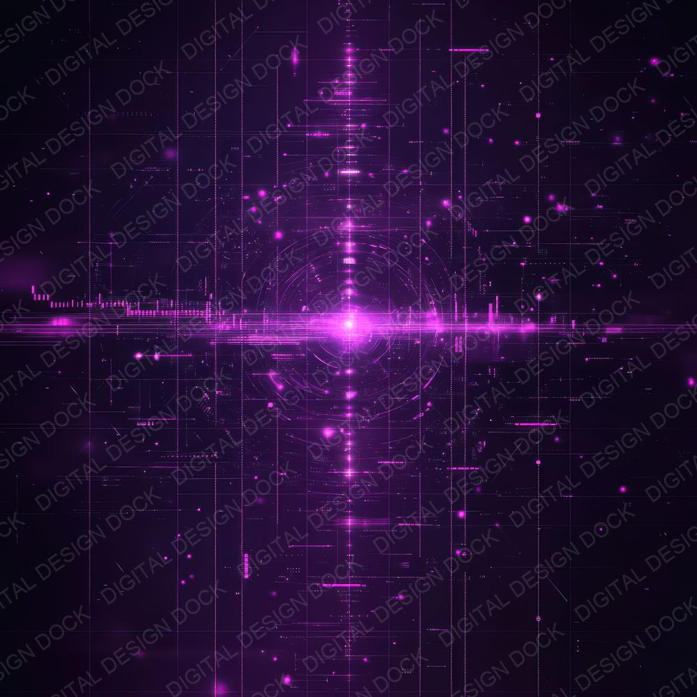 Glitch Data Core Frame Digital Paper Pack (DDD001869)