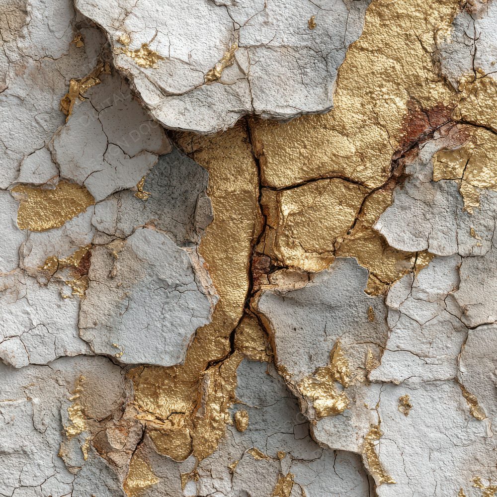 Gold Leaf Crack Plaster Fade Digital Paper Pack (DDD001888)